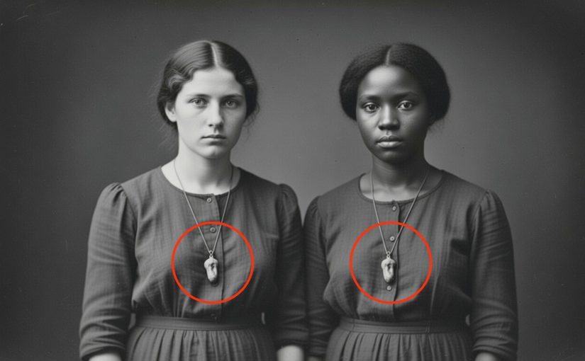 The Bone Pendants: A Chilling Discovery Behind This Vintage Photo ➤ blog.thegamesday.com
