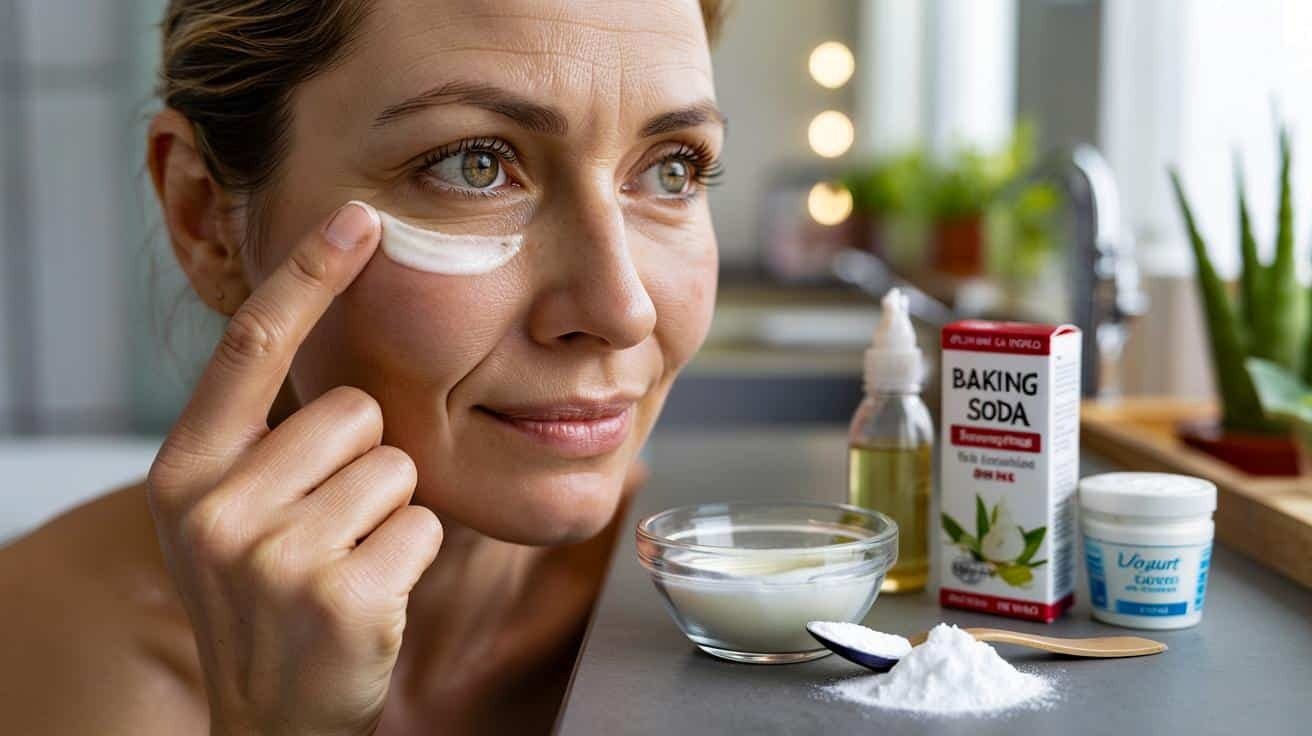 The idea of ​​using baking soda to remove bags under the eyes is questionable, to say the least ➤ blog.thegamesday.com